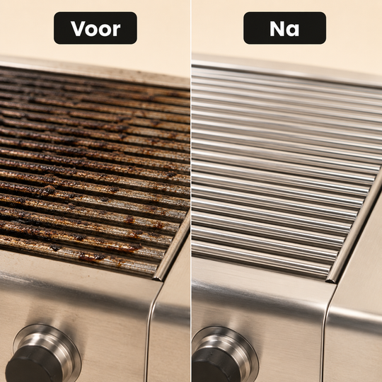 GrillMaster Pro Verstelbare BBQ-reinigingsborstel met roterend kopstuk