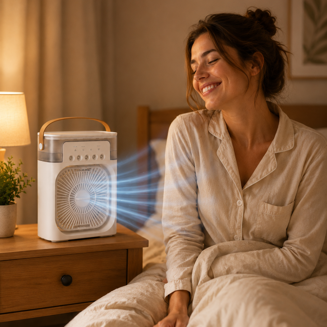ArcticBreeze Pro - De draagbare 3-in-1: ventilator