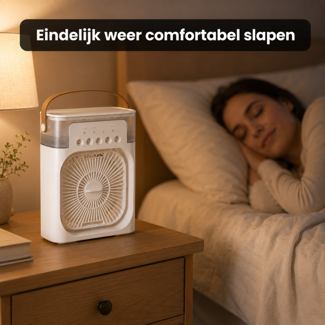 ArcticBreeze Pro - De draagbare 3-in-1: ventilator