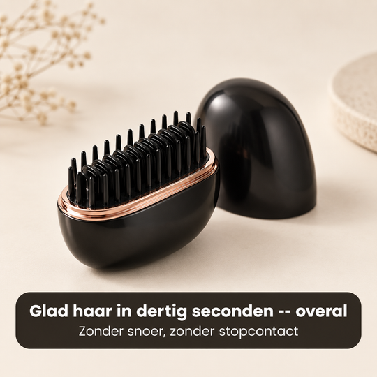 Eluné Pro - Draadloze Elektrische Stijlkam voor Glad en Pluisvrij Haar