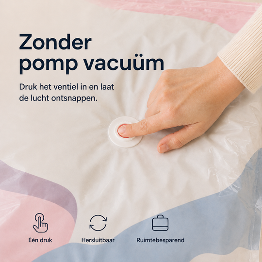 VacuFold Pro - Creëer 80% meer ruimte in je kast in slechts 3 seconden