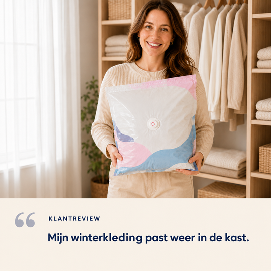 VacuFold Pro - Creëer 80% meer ruimte in je kast in slechts 3 seconden