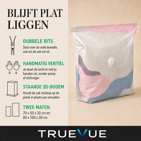 VacuFold Pro - Creëer 80% meer ruimte in je kast in slechts 3 seconden