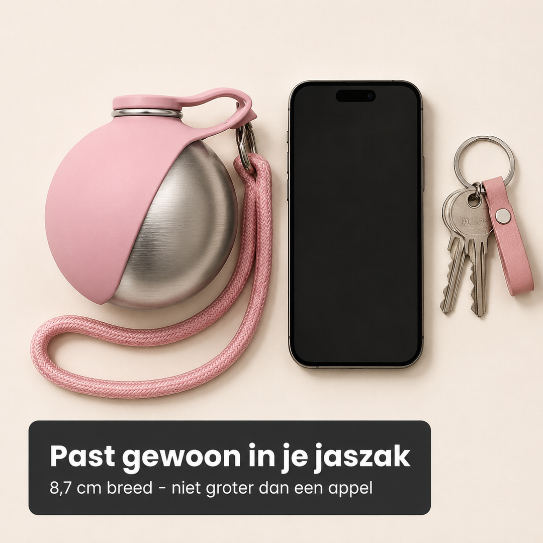 PawPebble™ - 2-in-1 draagbare hondenwaterfles