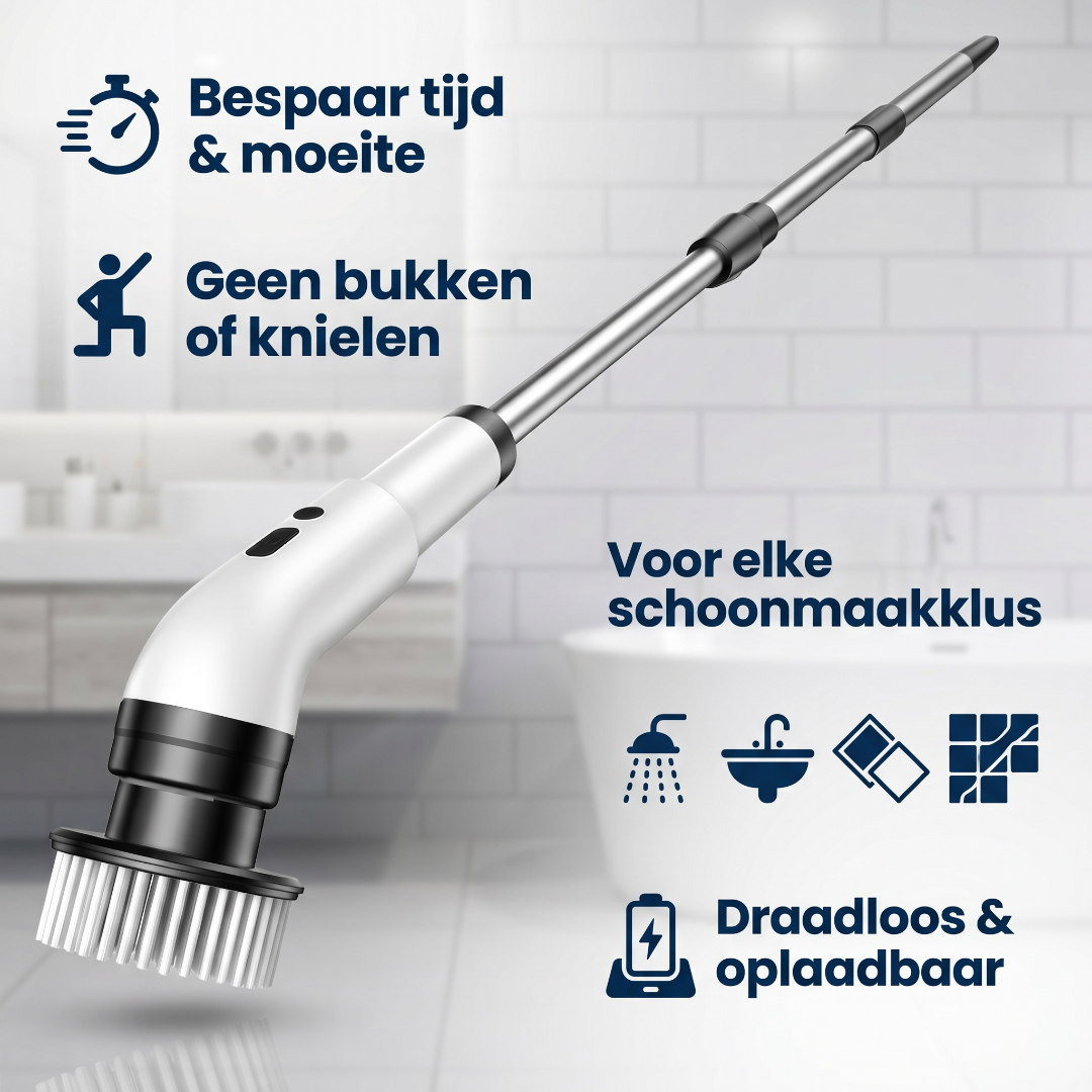 ZaraScrub Pro - Elektrische schoonmaakborstel