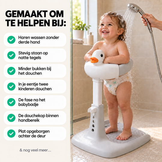 Druppie - Verstelbare douchestandaard voor de kleintjes