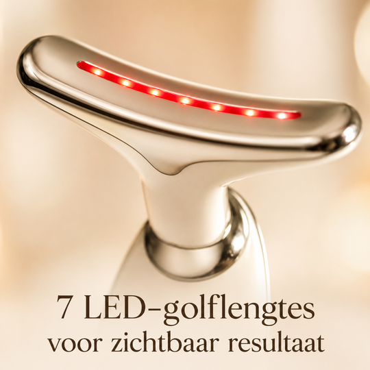 Sculptiq™ Pro LED Device — Professionele lifting voor nek en gezicht, thuis in 10 minuten