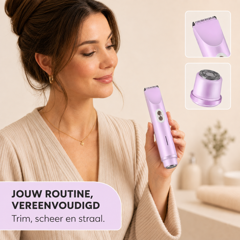 SilkTrim™ – 2-in-1 trimmer en scheerapparaat voor een gladde huid zonder irritatie