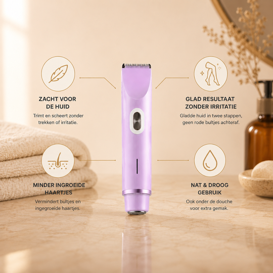 SilkTrim™ – 2-in-1 trimmer en scheerapparaat voor een gladde huid zonder irritatie