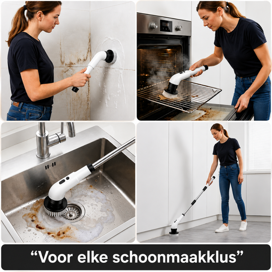 ZaraScrub Pro - Elektrische schoonmaakborstel